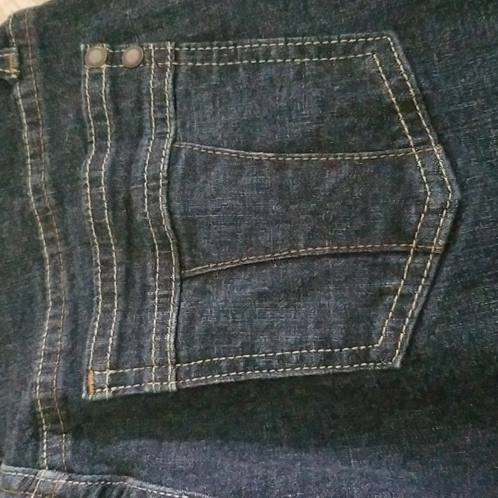 Lee Comfort Waistband Dark Wash Blue Denim Jeans - Picture 5 of 9